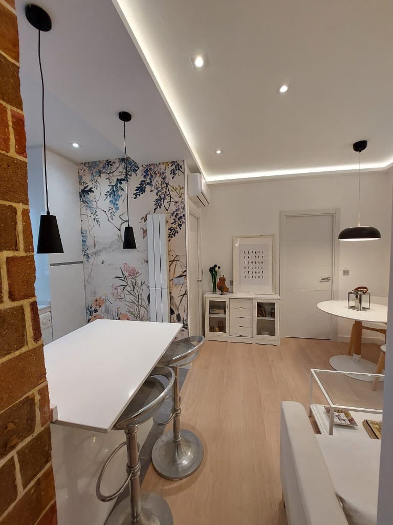 Cocina con Papel Decorativo